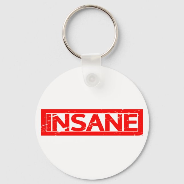 Insane Stamp Keychain (Front)