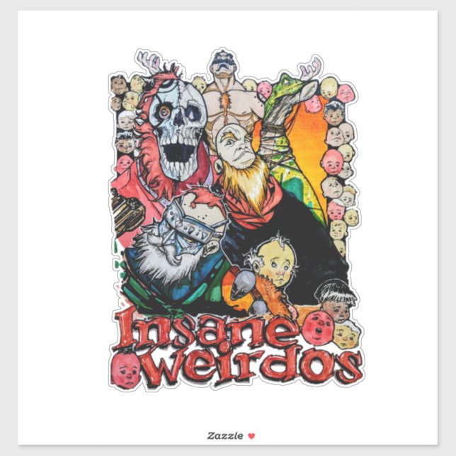 Insane  sticker (Sheet)