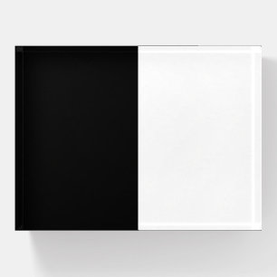 Insanely Black and Glass Paperweight