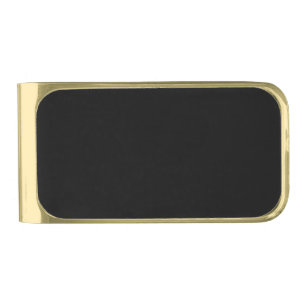 Insanely Black and Gold CUSTOMIZABLE Finish Money Clip