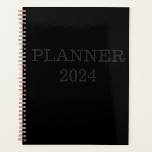 Insanely Black The Darkest Black 2024 Planner