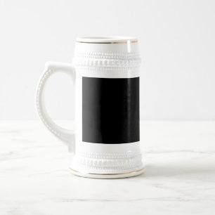 Insanely Black (The Darkest Black) Beer Stein