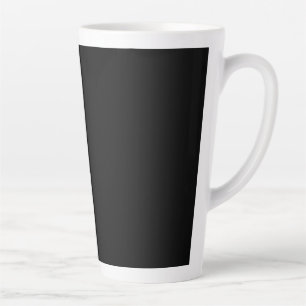 Insanely Black (The Darkest Black) CUSTOMIZABLE Latte Mug