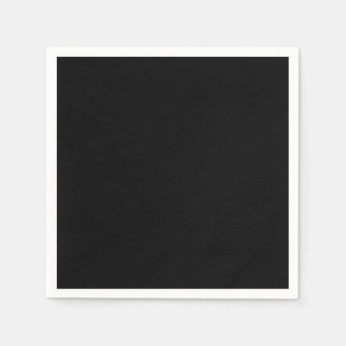 Insanely Black The Darkest Black CUSTOMIZABLE Napkins