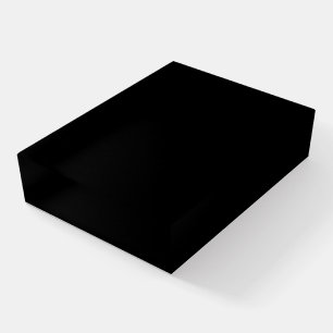 Insanely Black (The Darkest Black) CUSTOMIZABLE Paperweight
