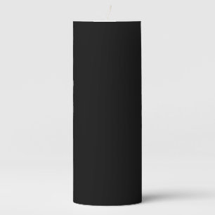 Insanely Black (The Darkest Black) CUSTOMIZABLE Pillar Candle