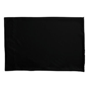 Insanely Black (The Darkest Black) CUSTOMIZABLE Pillow Case