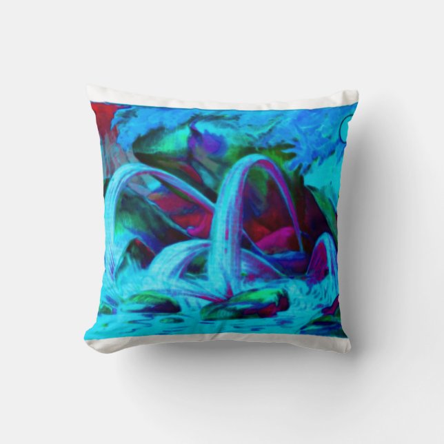 Insanity Grove Throw Pillow (Front)