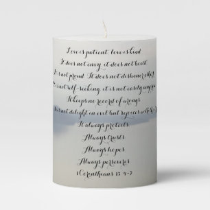 Inscribed Candle
