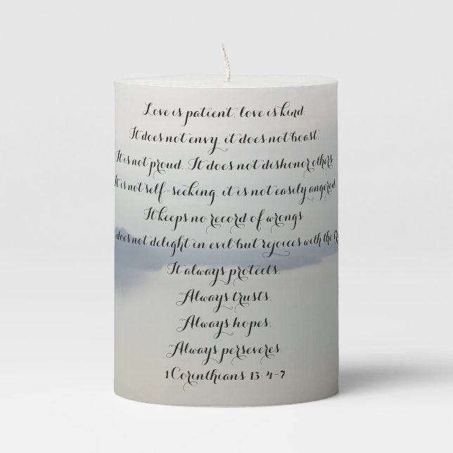 Inscribed Candle (Front)