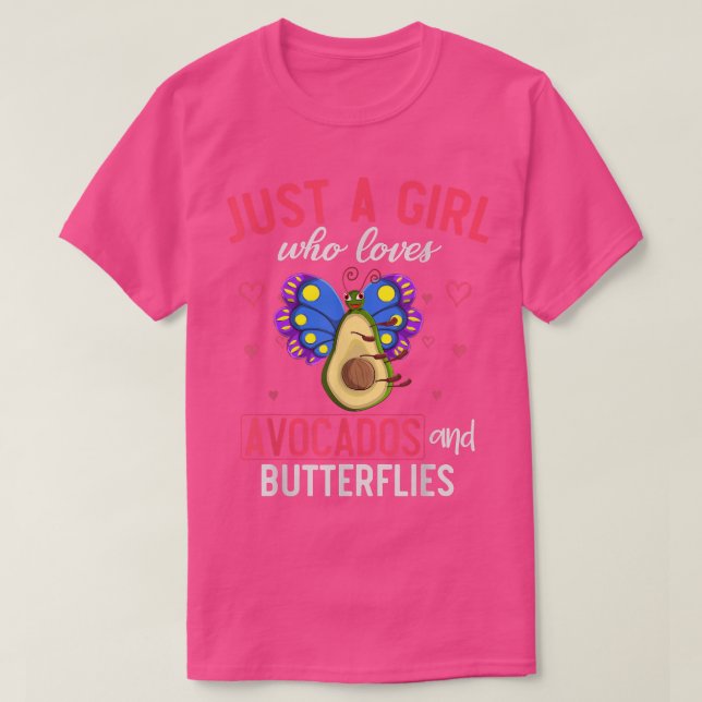 Insect Animal Lover Girls Avocado Women Cute Butte T-Shirt (Design Front)