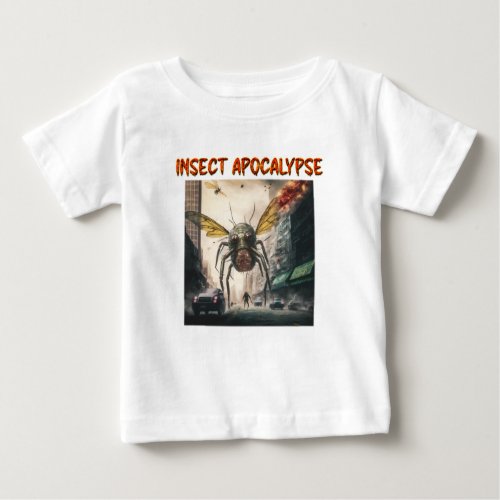  Insect Apocalypse Baby Fine Jersey T_Shirt 