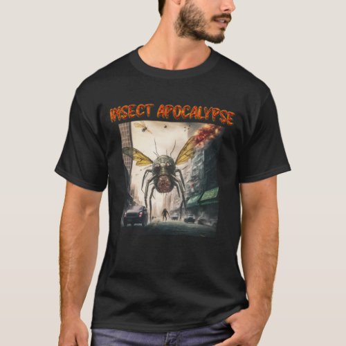  Insect Apocalypse Basic Dark T_Shirt 
