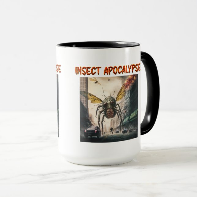  Insect Apocalypse Combo Mug, 15 oz  Mug (Front Right)