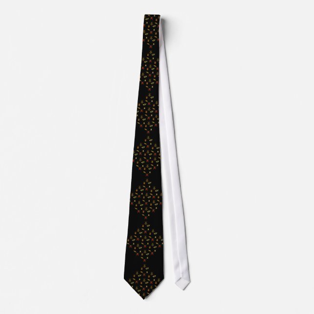 Insect Argyle Neck Tie (Front)