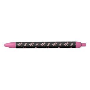 Insect Art Pink Dragonfly Pen