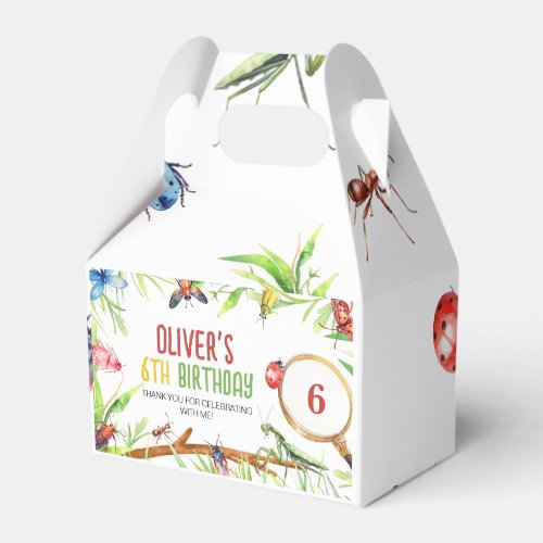 Insect Bugs Birthday Favor Box