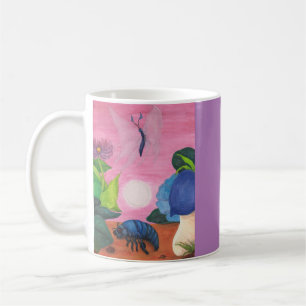 Insect Butterfly Transformation Painting Artwork Coffee Mug