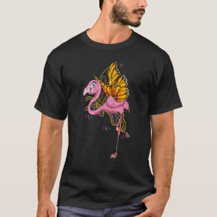 Insect Butterfly Zoo Animal Bird Cute Pink Flaming T-Shirt