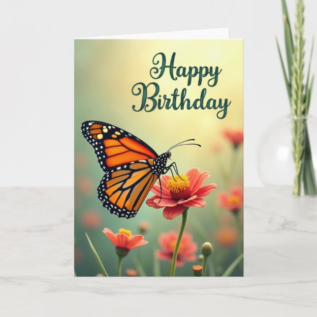Insect Celebration Birthday Card (Front)