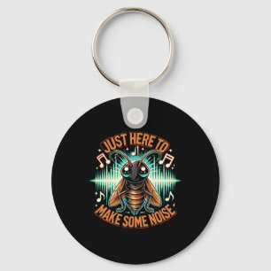 Insect Cricket Just Here To Make Some Noise 1  Keychain