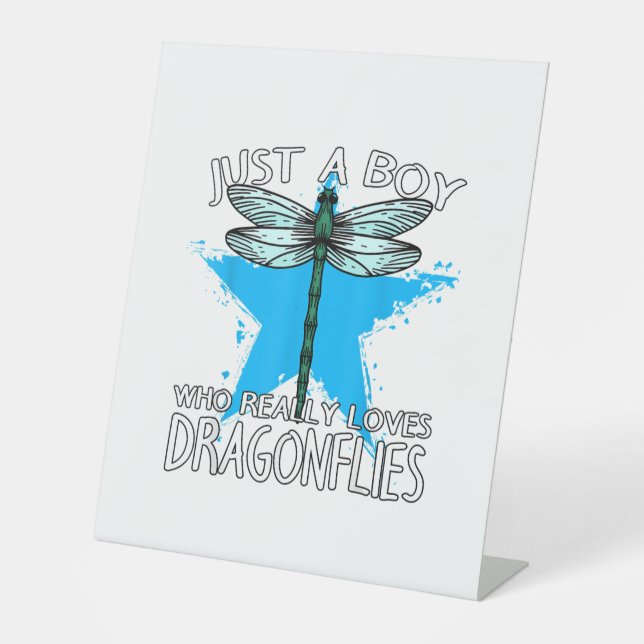 Insect Entomologist Just A Boy Who Really Loves Dr Pedestal Sign (Front)