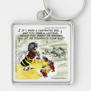 Insect Nightclub Singers Funny Keychain