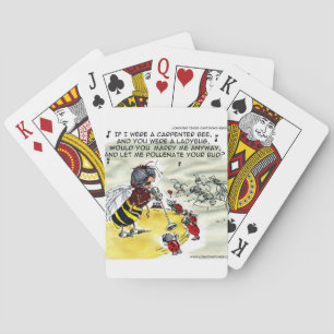 Insect Nightclub Singers Funny Poker Cards
