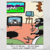 Insect Parents Funny Cartoon (Front)