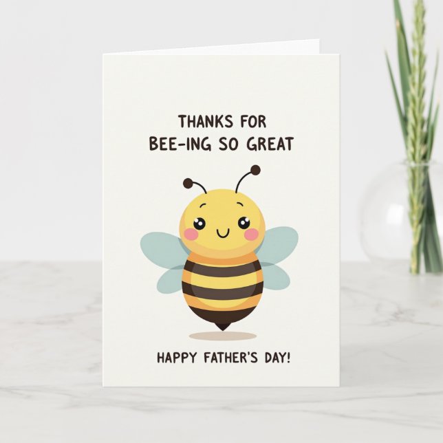 Insect Sweet Fathers Day Card (Front)