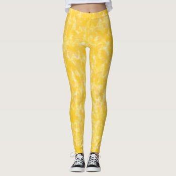 Insect Yellow Butterflies Leggings by 16creative at Zazzle