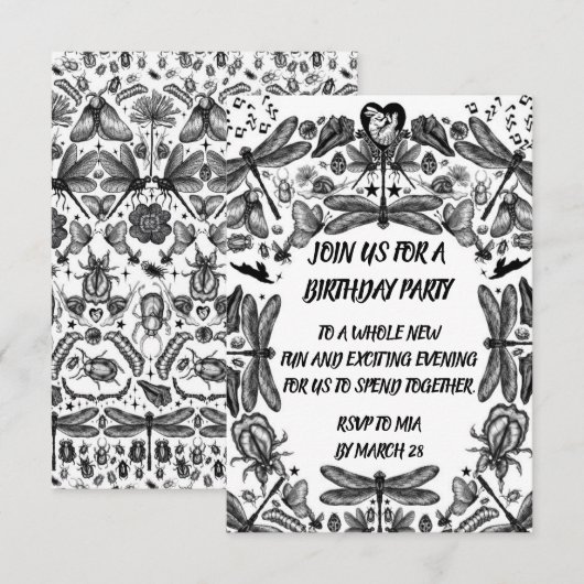 Insects and Bugs (Front/Back)