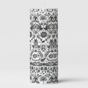 Insects and Bugs Pillar Candle