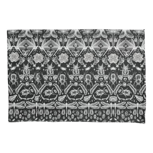 Insects and Bugs Pillow Case (Front)