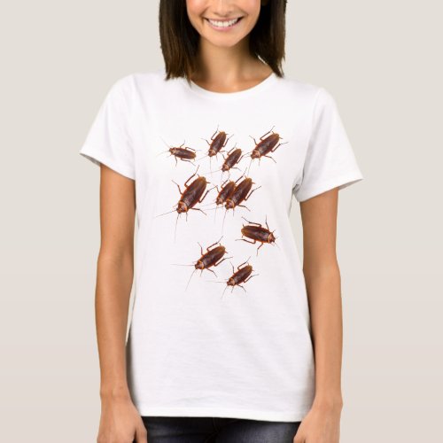 Insects and cockroaches T_shirt