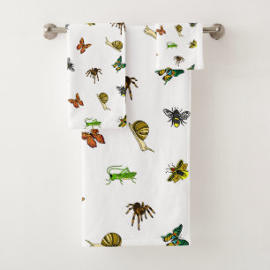 Insects Bath Towel Set
