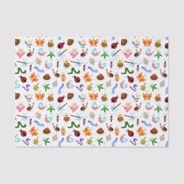 Insects Bugs Tissue Paper (Front)