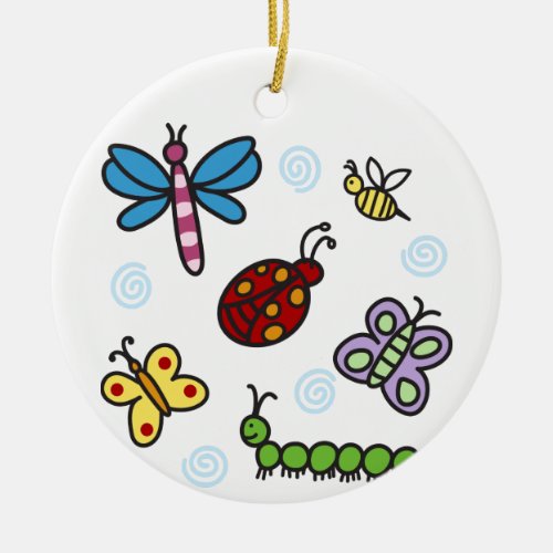 Insects Ceramic Ornament