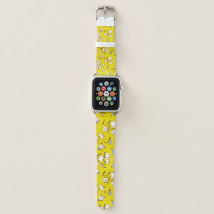Insects Flowers Butterflies: Summer Seamless Patte Apple Watch Band
