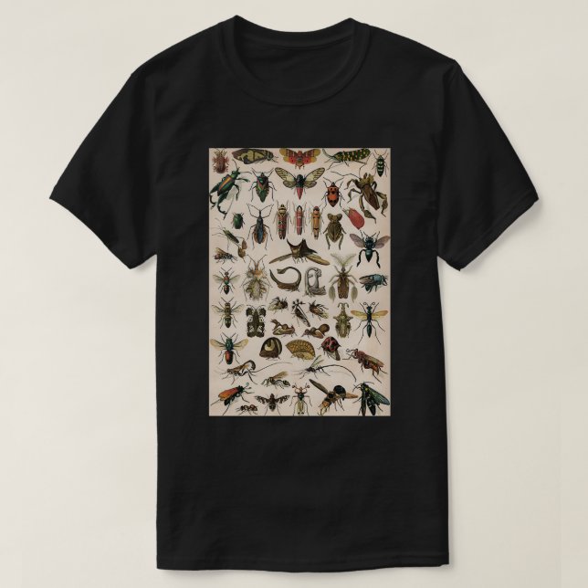 Insects from around the World Collection T-Shirt (Design Front)