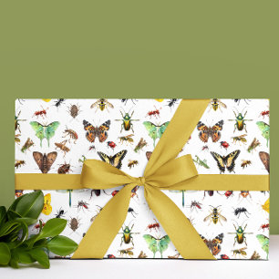 Insects Life Lots of bugs Wrapping Paper