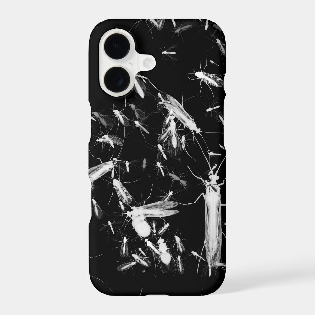 Insects on black Case-Mate iPhone case (Back)