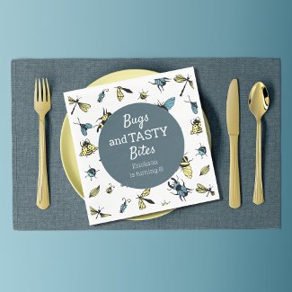 Insects Outdoor Birthday Party | Slate Blue