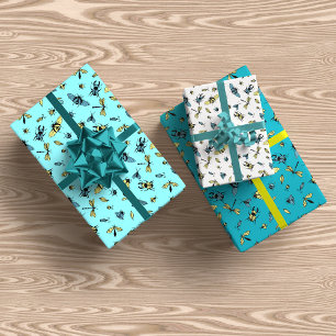 Insects Pattern Trio Wrapping Paper Sheets