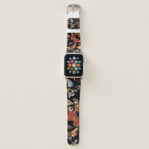 Insects seamless pattern apple watch band