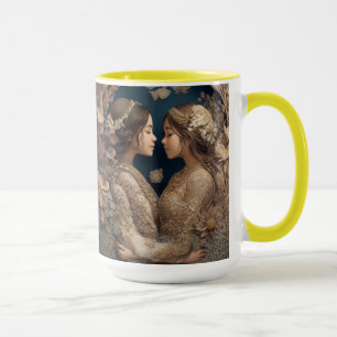 Inseparable Bonds: Art Celebrating Best Friends Mug
