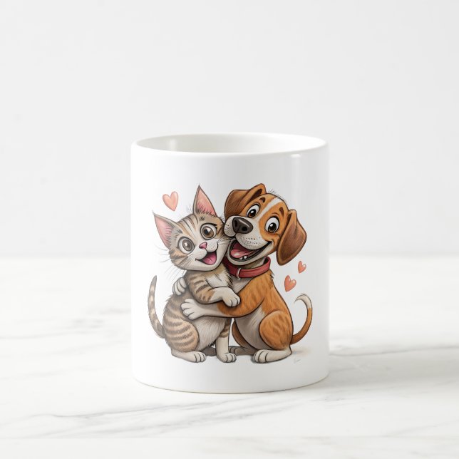 Inseparable Paws Coffee Mug (Center)