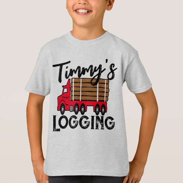 Insert a Name Logging  T-Shirt (Front)