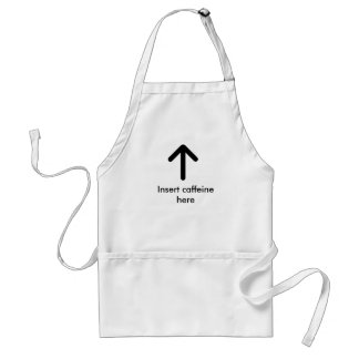 Insert caffeine here apron