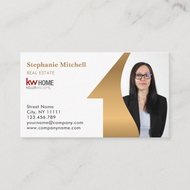 Insert Photo Add Photo template Real Estate Agent (Front)